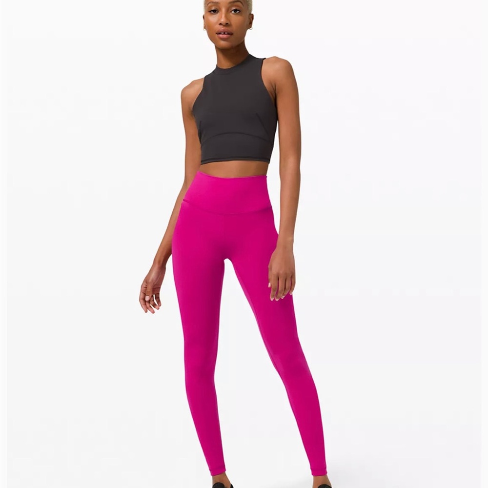 Lulu winder train high rise - fuchsia